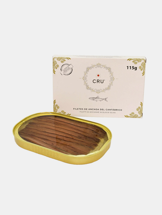 acciughe del cantabrico cru confezione da 115g