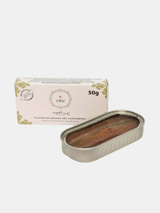 acciughe del cantabrico cru confezione da 50g