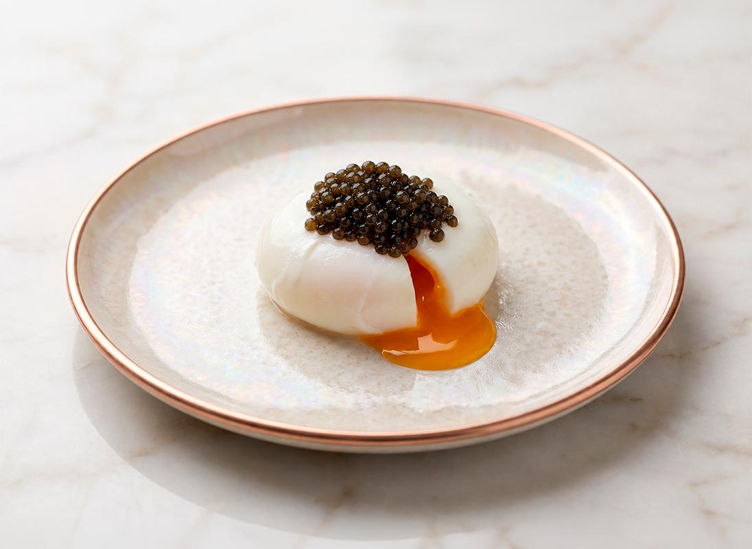 Ricetta uovo in camicia con caviale Cru Caviar