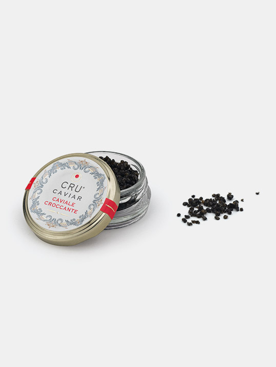 Cru Caviar Caviale croccante: 100% caviale disidratato