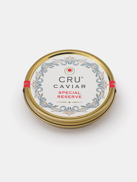 Cru Caviar caviale varietà Special Reserve: selezione di caviale di altissima qualità ottenuto dai migliori storioni